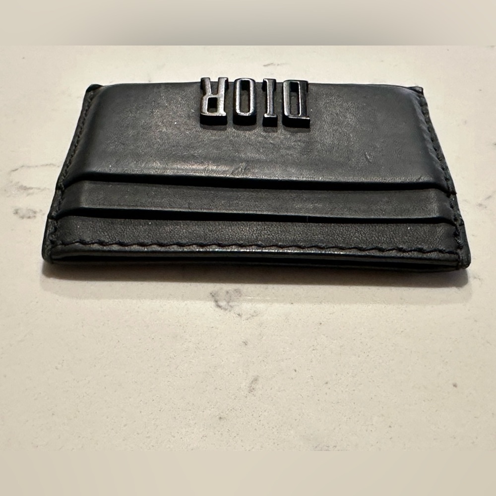 Dior Black on black card holder - Picture 5 of 6